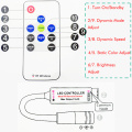 Vente chaude usine prix sans fil mini couleur unique led contrôleur